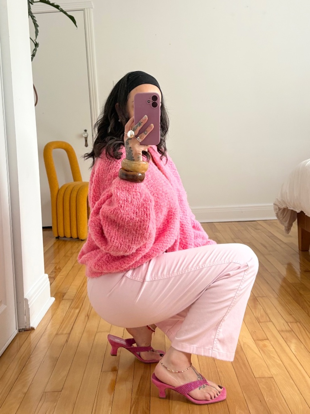 Y2K escada sports pink ankle chinos